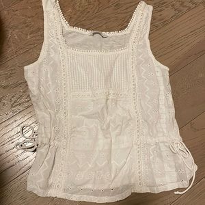 Summer White Tank Top